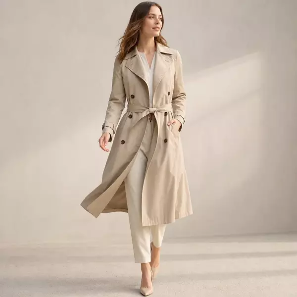 Dawn Stroll Lightweight Spring Trench Coat
